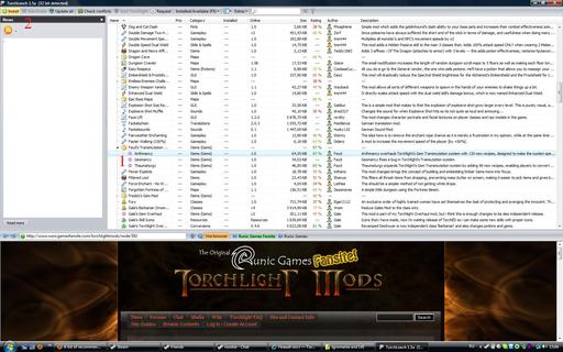 Torchlight - Список полезных модификаций